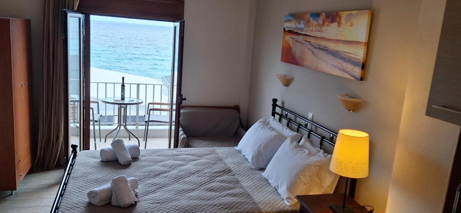 Diolkos Apartement Νέα Ρόδα Δωμάτιο φωτογραφία